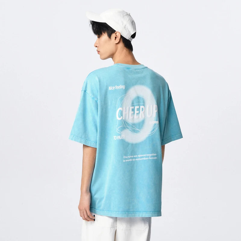 Semir 2023 Men T-shirt Spring New Comfortable Skin-friendly Breathable Top Letter Printing Short-sleeved T-shirt for Men