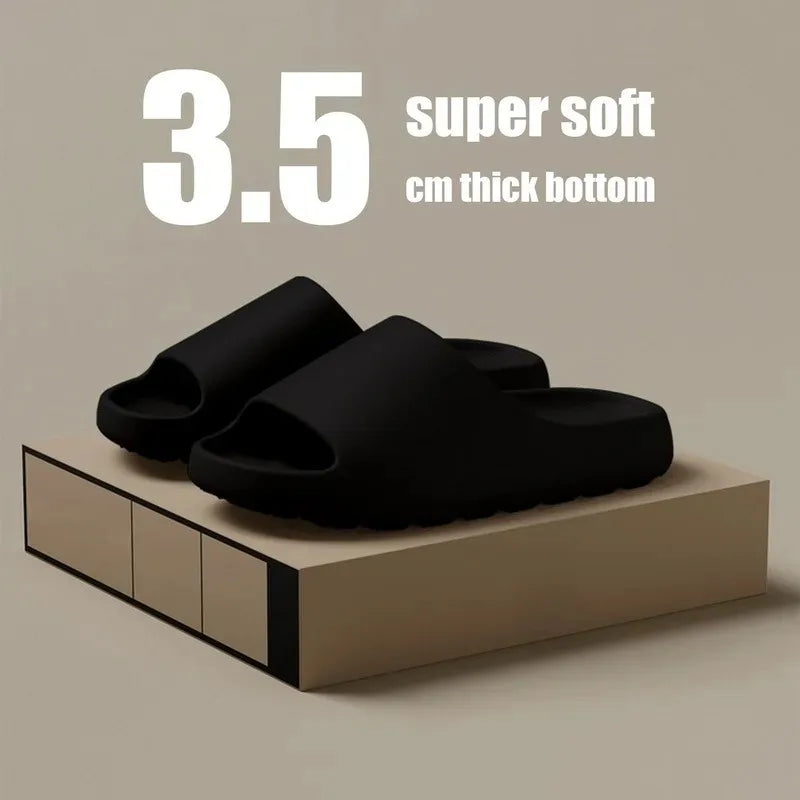 Maxy Coconut Slippers Cloud Thick-soled Sandals Summer Fashion Soft Bottom Beach Men Slippers Women's Sandals  EVA Slides