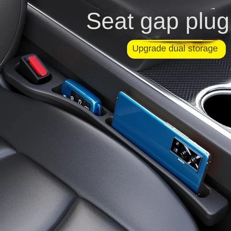 Maxy 2Pcs Car Seat Gap Plug Strip Proof Seat Gap Storage Organizer Side Seam Car Gap Filler Leak Interior Decoration Universal