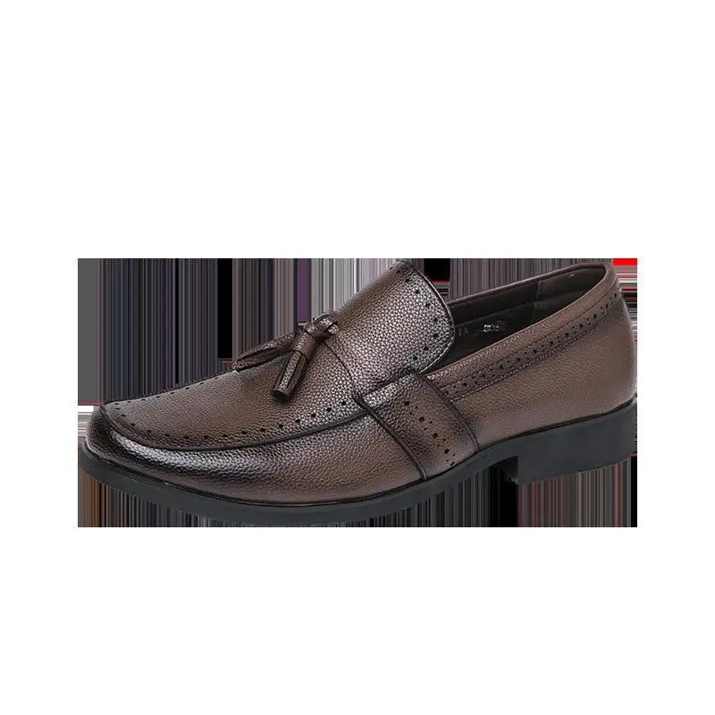 Visco Italian men's dress shoes simple and lightweight classic derby shoes formal business shoes