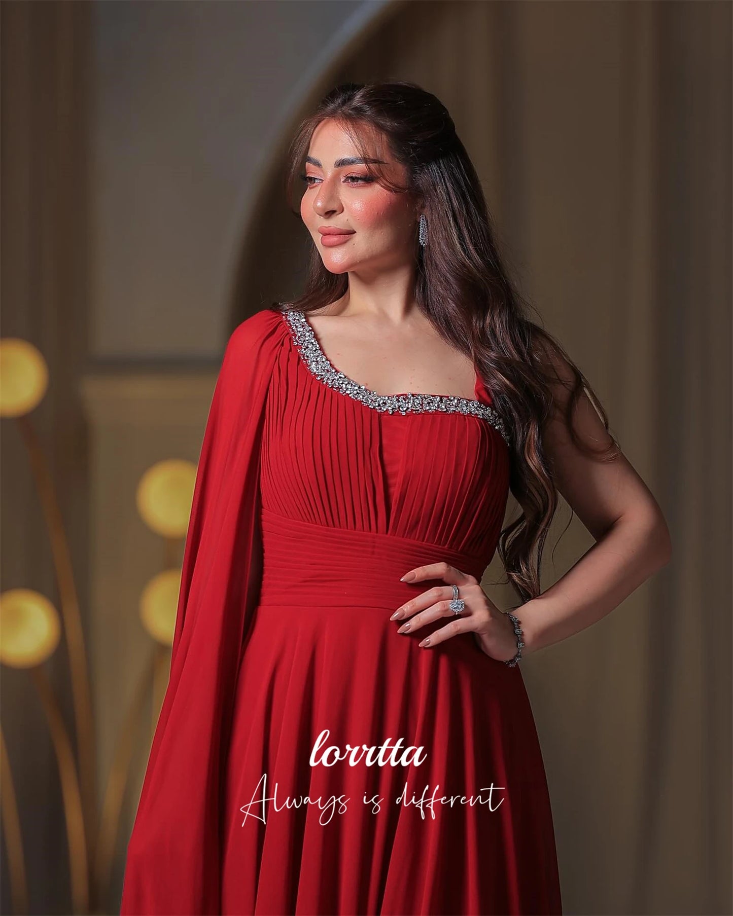 Lorrtta Customized Women Evening Dress for Wedding Guest Elegant Party Dresses Special Occasion Dress Ball Gowns فساتين سهرة