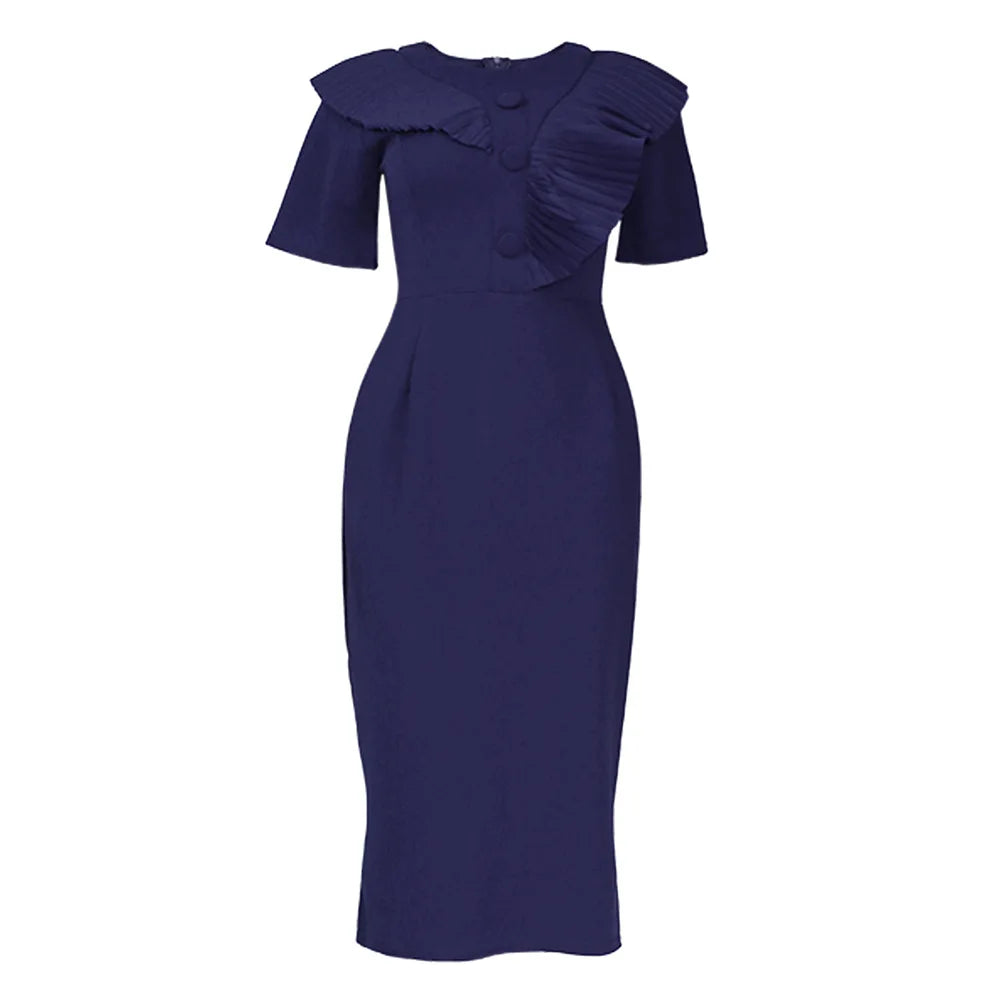 Amay Dresses for Women Summer Africa Clothing Elegant Wedding Party Dress Dashiki Ankara Office Lady Outfits Robe