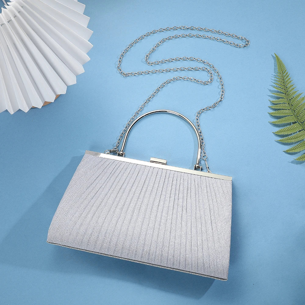 Maxy Arrival Luxury Designer chains Tote purse and handbags ladies party full dress evening clutch hand bag for Wedding