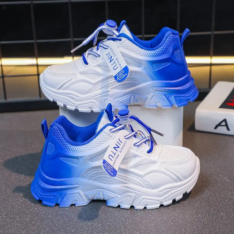 Maxy Children's Sneakers Boys Girl Mesh Breathable Casual Running Shoes Kids Toddler Spring Autumn Flats Outdoor Soft Soles Sneakers