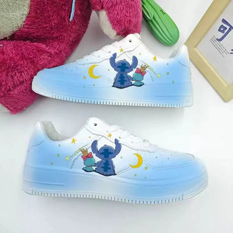 Maxy New Disney cartoon Stitch cute Casual shoes soft sports shoes for girlfriend gift EU size 35-44