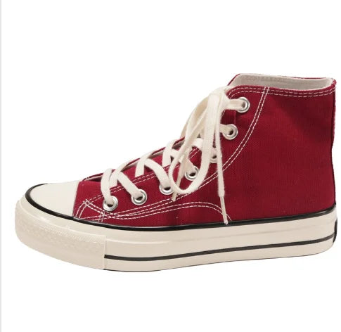 Maxy Women's Mid-top Skateboard Shoes Outdoor Lightweight Retro Sports Shoes Leisure Versatile Fashion Daily Commute Tenis De Mujer