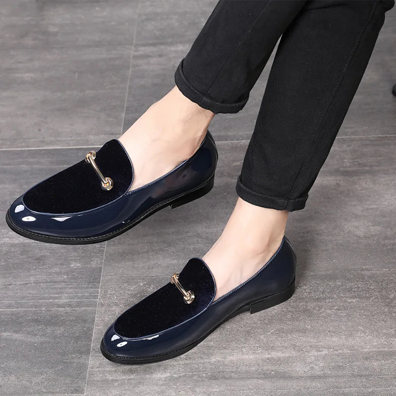 Amay Italian Luxury Brand Mens Dress Shoes Loafers Business Formal Shoes Men Wedding Dress Zapatos De Hombre De Vestir Formal