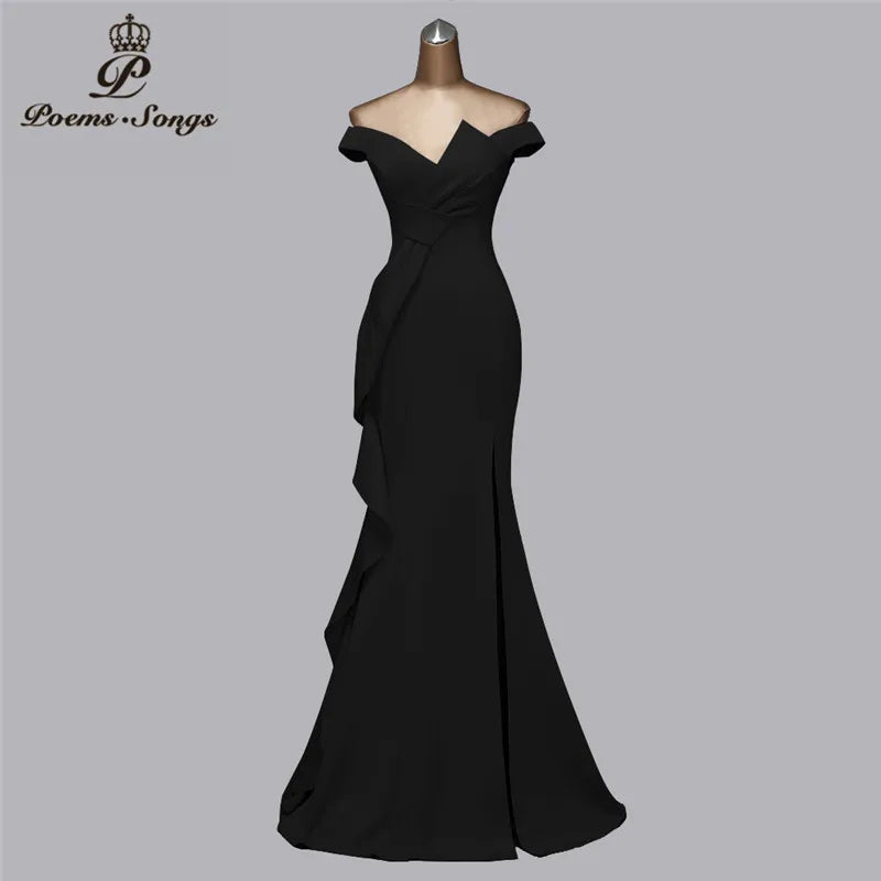 Maxy Beautiful new candy color evening dresses greed dress prom dresses mermaid vestidos de fiesta de noche women dress elegant