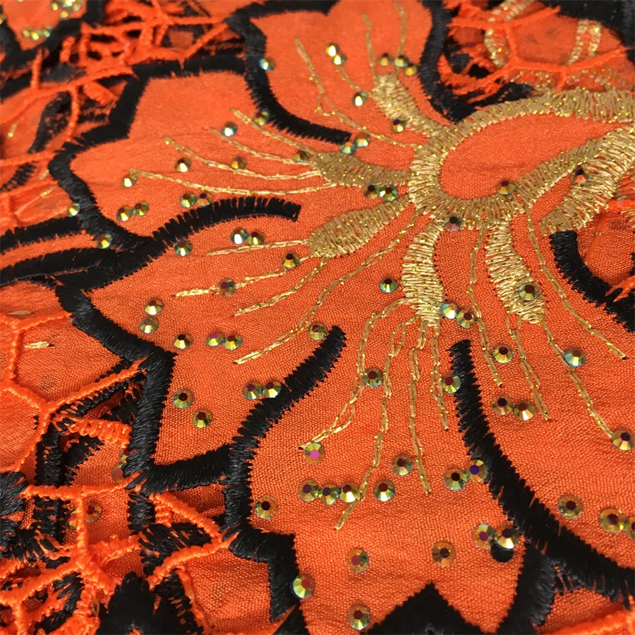 Maxy Swiss Cotton In Switzerland Lace African Lace Embroidered Fabrics for diy Elegant Sewing For Women Wedding Dresses,2.5yards 4021