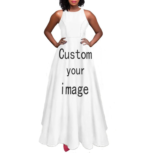 Maxy Women Dresses Fashion Polynesian Plumeria Design Sleeveless Sexy Party Dresses Female Elegant Sundress