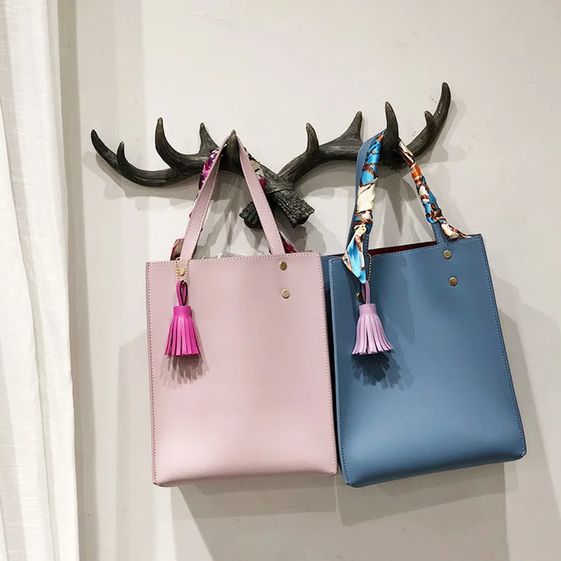 Maxy New Korean Luxury Pink Sling Large Handbag Satchel Women Kpop Messenger Bags Designer Brand Shoulder Female Ladies Totes