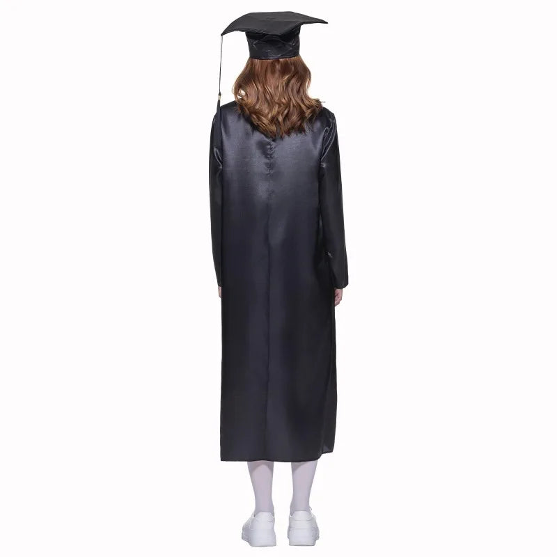 Maxy Unisex Graduation Cap Gown Tassel Set for Adult, High School & College Graduates Robe for Men Women Carnival Party