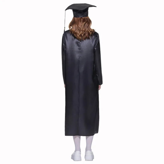 Maxy Unisex Graduation Cap Gown Tassel Set for Adult, High School & College Graduates Robe for Men Women Carnival Party