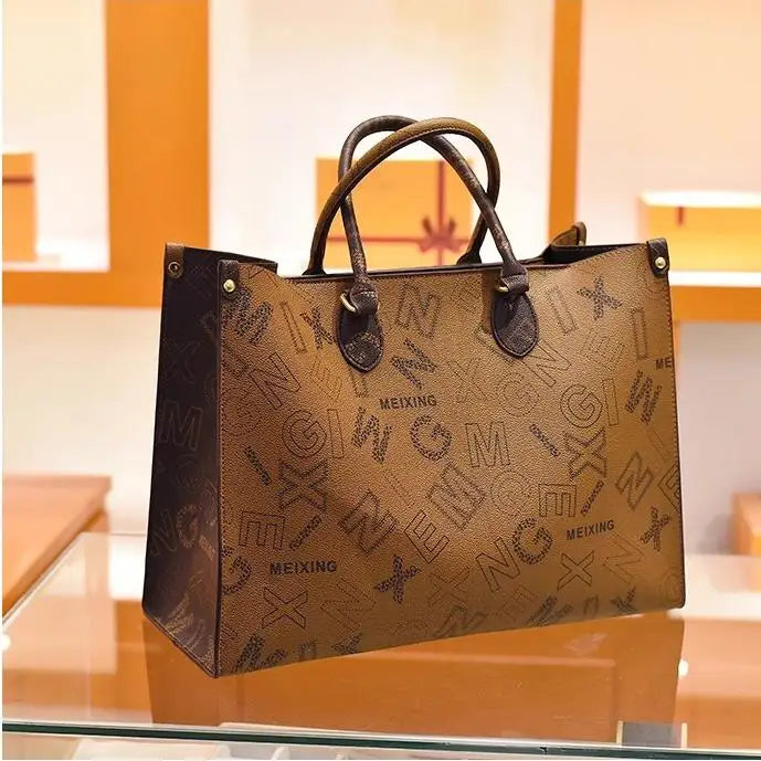 Maxy Big Size handbags For Women Large Tote High-Capacity Leather Purses And Handbag Designer 2023 Monogram Lady Office Work Handbag