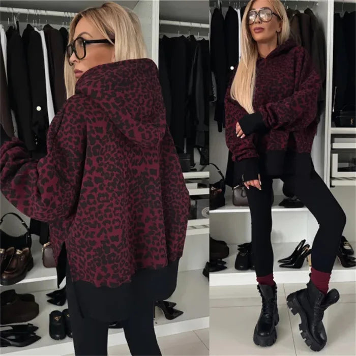 Maxy Women 2 Piece Set Hoddies Tracksuit Hooded Top & Pants Set Sweatshirts Suit Trouser Outfits Spring Jogging Sport Y2k Streetwear