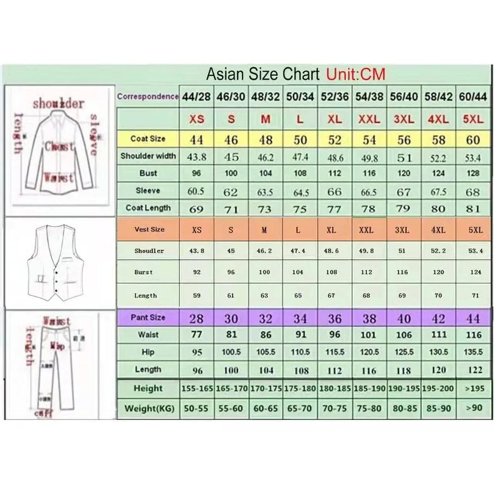 Maxy Fashion Groom Wedding Suits For Men Slim Fit 3 Piece Jacket Vest Pants Set Male Business Blazer Formal Party Shawl Lapel Tuxedos