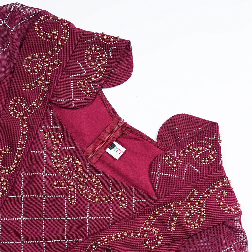 Amay Dresses for Women Traditional Africa Clothes Dashiki Ankara Outfits Gown Abaya Turkey Wedding Party Long Maxy Dress