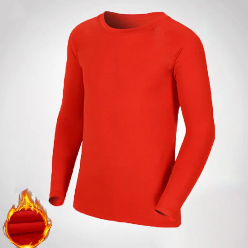 Amay Kids Children Boy Girl Running Long T Shirt Fitness Sport Basketball Football Outdoor Hiking Jogging Riding Soccer Clothes J25