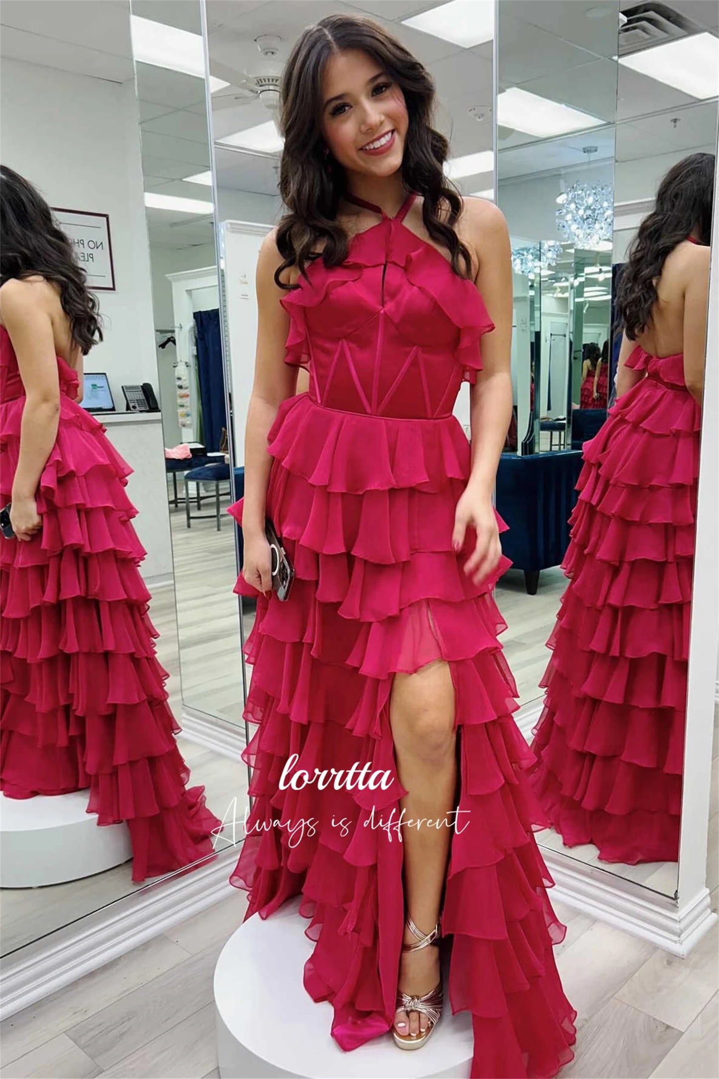 Maxy Woman Elegant Wedding Party Dress Line A Ball Gown Graduation Layered Happy Sharon Dresses Robe De Soiree Femmes