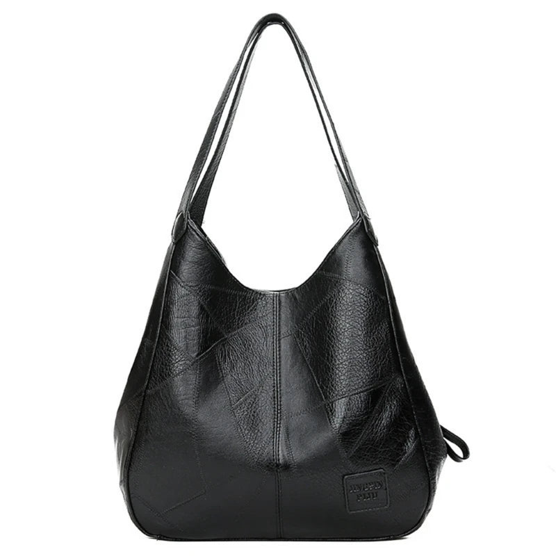 Maxy Women's Handbags Soft PU-Leather Shoulder Bags Ladies All-matching Shopping Dating Bag Large Capacity Crossbody Bag Gift