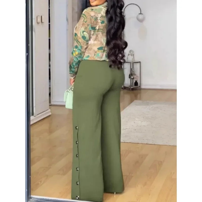 Maxy 2 Piece Women Sets New Arrival Spring Autumn Matching Sets Two Pieces Sets Top Pants Suits Outfits Clothing
