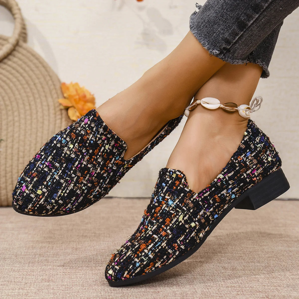 Maxy New Fashion Comfortable Elegant Pumps Casual Women Shoes with Thick Heel and Pointed Toe Designer Shoes Women Mary Jane Shoes