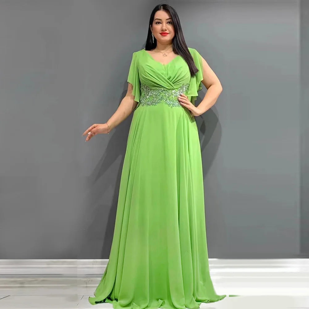 Maxy Plus Size African Party Dresses for Women New Fashion Dashiki Ankara Wedding Gowns Elegant Turkey Muslim Maxy Long Dress