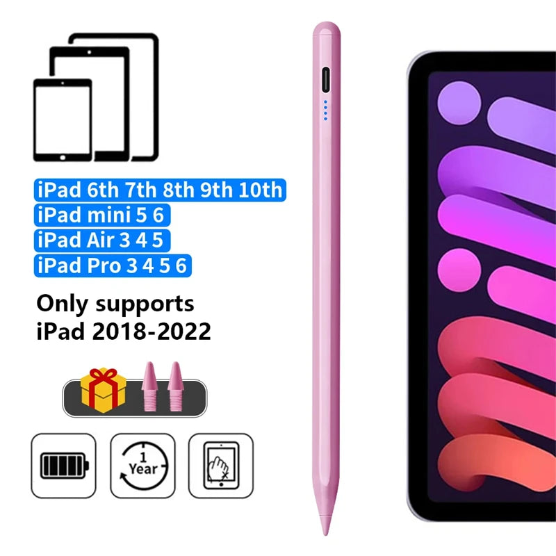 Maxy Apple Pencil Palm Rejection Power Display Ipad Pencil Pen For iPad Accessories 2022 2021 2020 2019 2018 Pro Air Mini Stylus