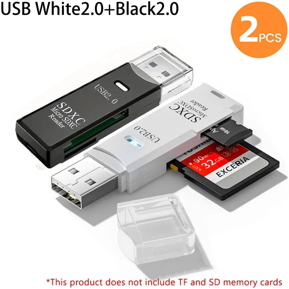 Maxy 2-in-1 Multi Functional USB 3.0 Card ReaderMicro SD TFMemoryCardReaderUSBFlashDrive CardreaderAdapter For PCLaptops Accessories