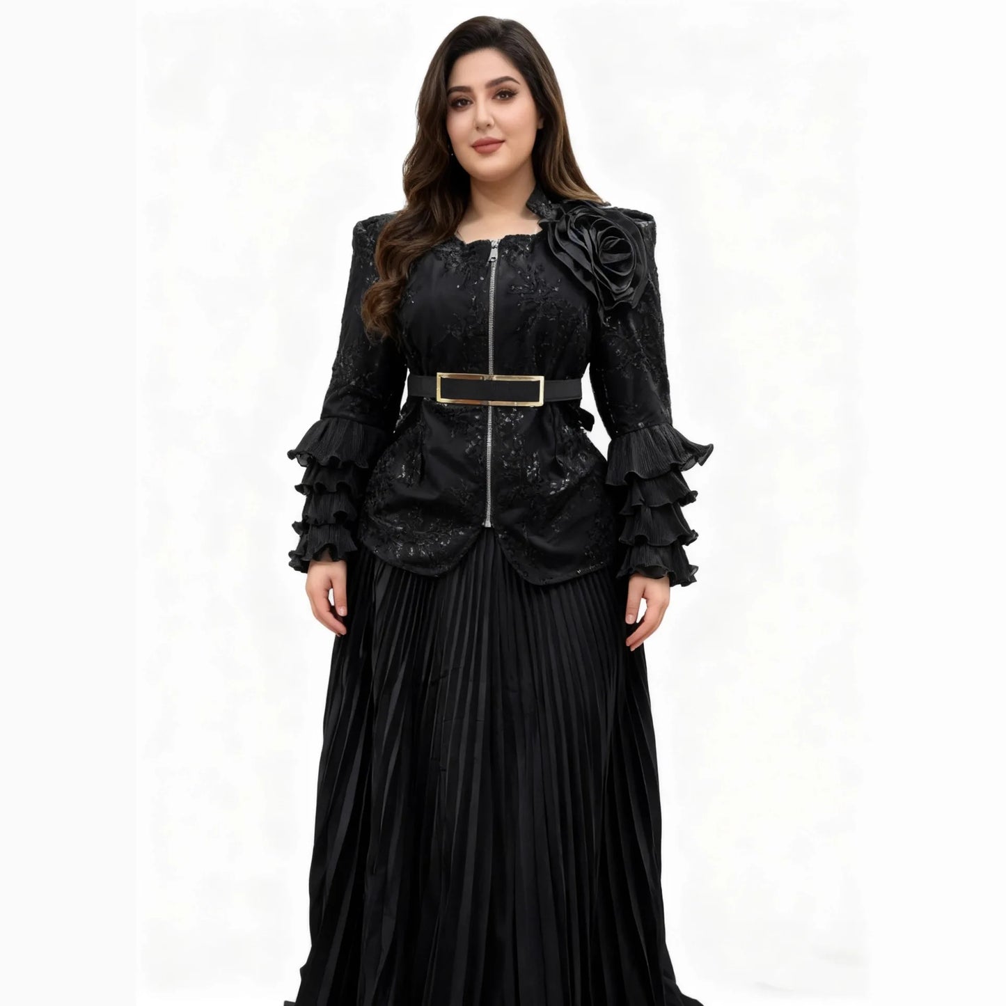 Amay Clothes for Women 2 PCS Sets Tops and Skirts Suits Dashiki Ankara Christmas Outfits Gown Plus Size Wedding Party Dresses