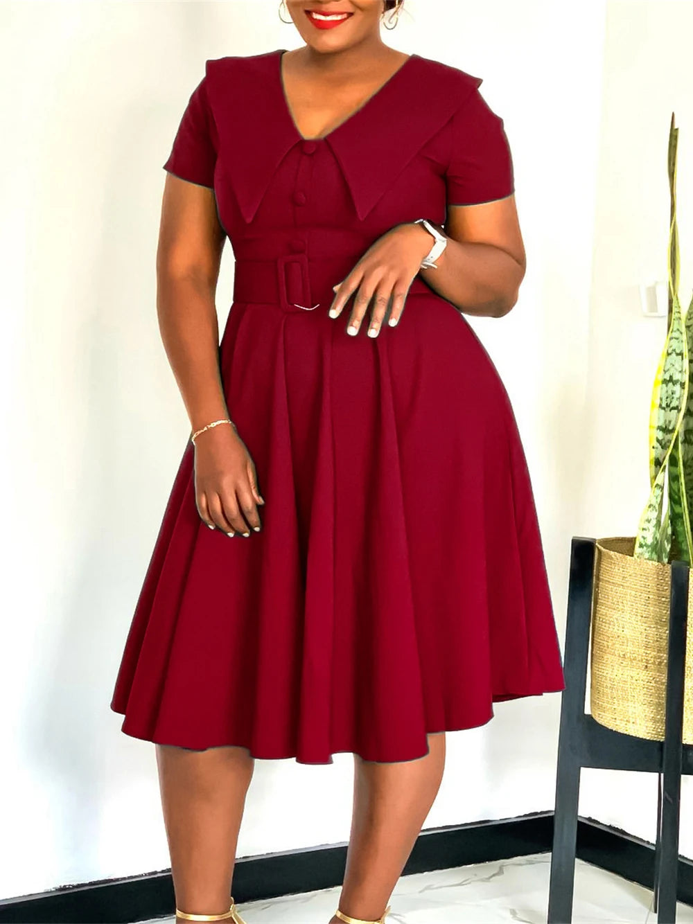 Maxy Elegant Fashion Office Lady Dress Short Sleeve Maxy Robes Party Prom Evening Gown Summer Autumn Turkey African Clothing