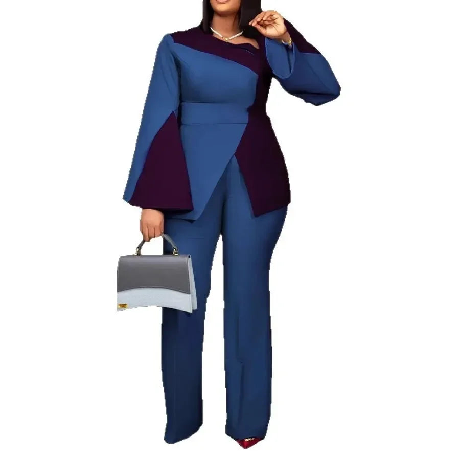 Maxy 2 Piece Women Sets New Arrival Spring Autumn Matching Sets Two Pieces Sets Top Pants Suits Outfits Clothing