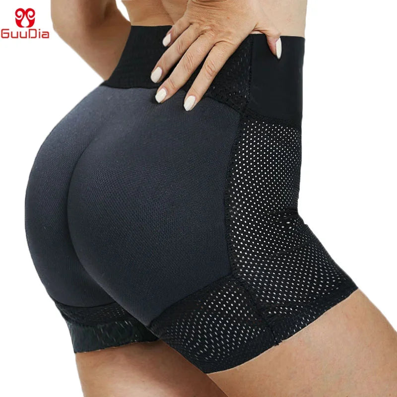 Maxy Booty Enhancement Body Shaper Panties Tummy Control Breathable Little Hole Buttock Enhance Butt Lifter Shapewear Boyshort