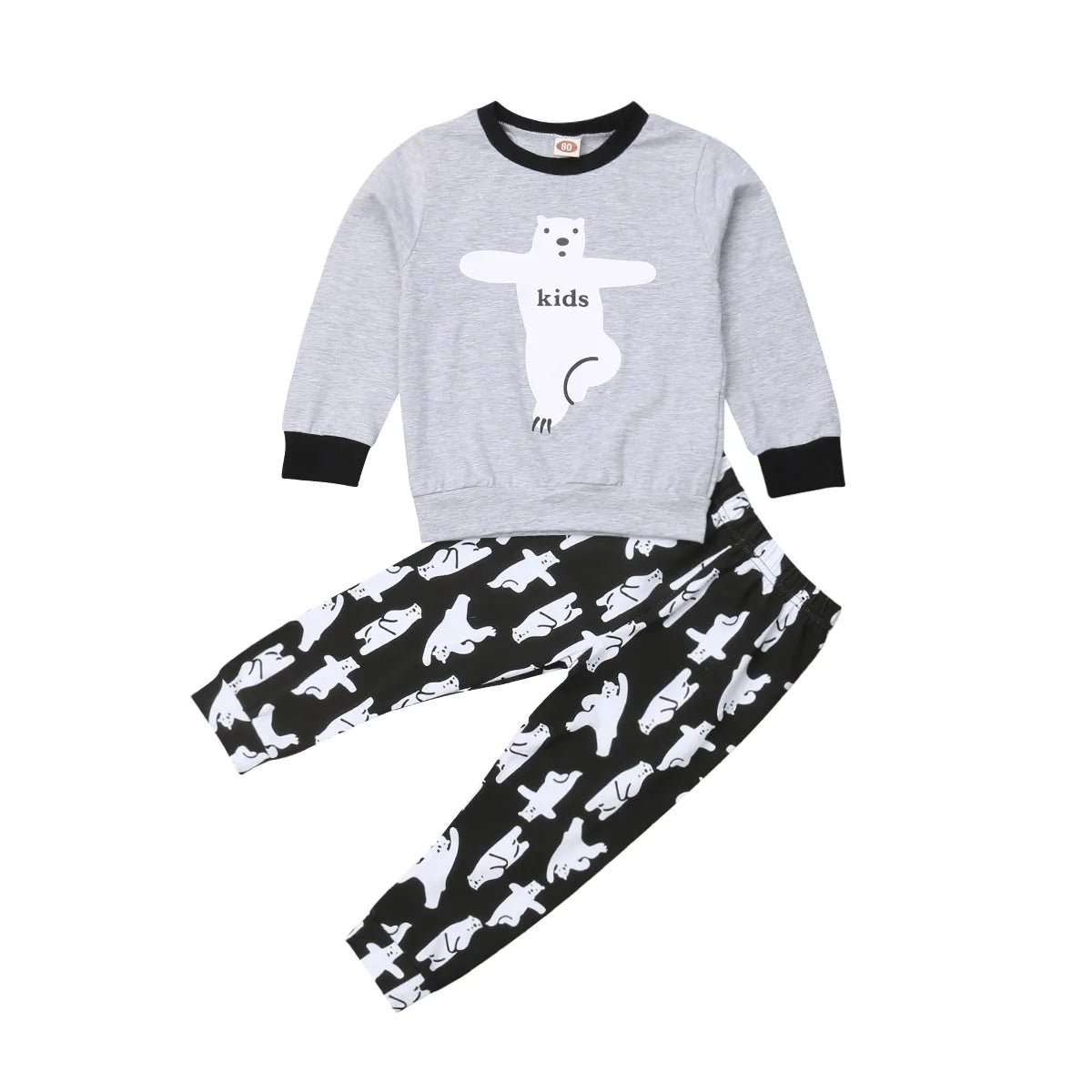 Maxy Matching Family 2PCS/1PCS Pajamas Set, Family Sleepwear Collection Christmas Sleepwear Nightwear Long Pajamas Set