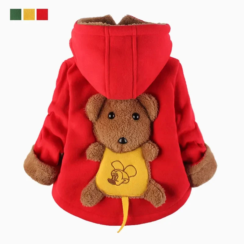 Maxy Fashion Baby Boys Jackets Autumn Winter Kids Warm Thick Parkas Jacket Children Outerwear toddler Girl Coat Boys Girls Clothes