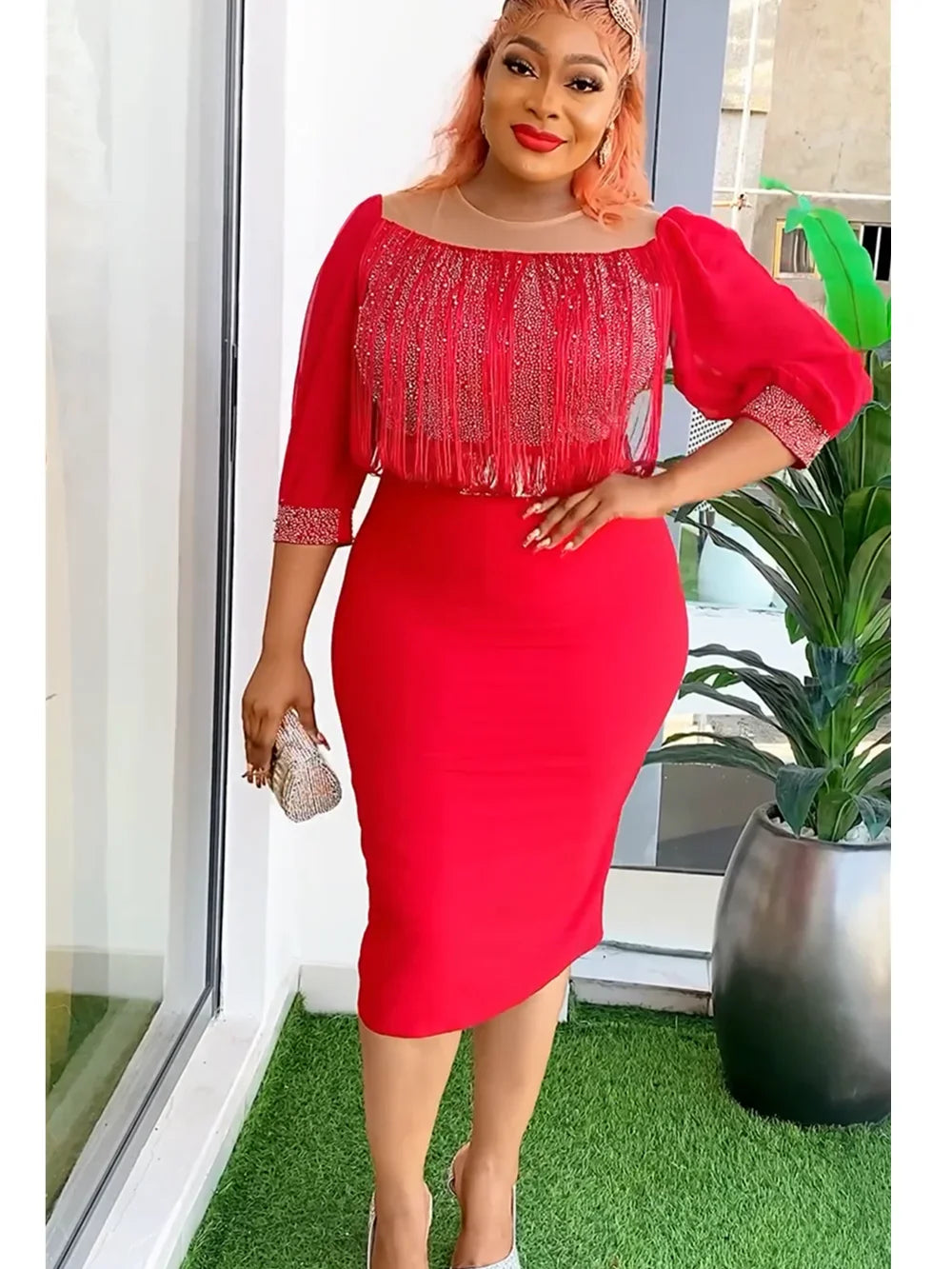 Maxy Plus Size Wedding Party Dresses for Women New Dashiki Ankara Evening Gown Elegant Turkey Outfit Robe Africa Clothes