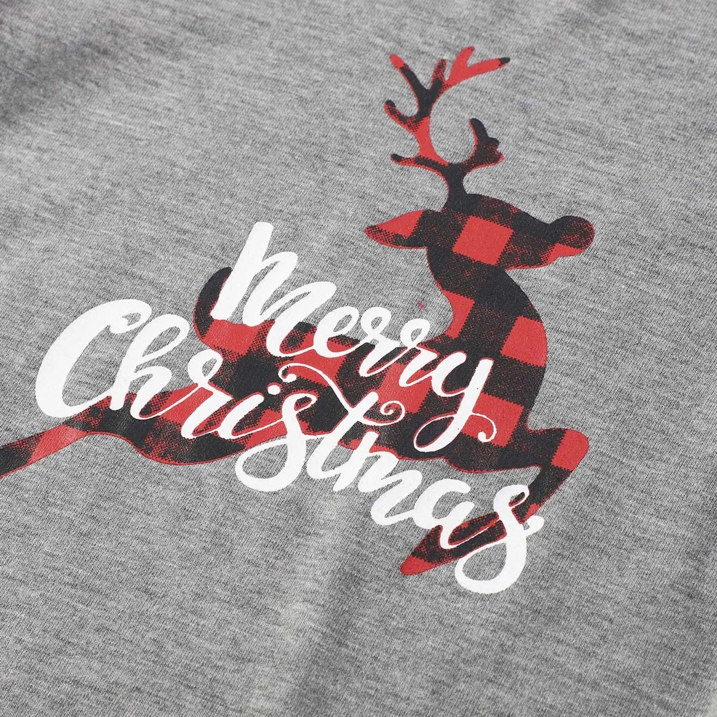 Reindeer Print Christmas Pajamas Family Elk Top Pants Family Matching Outfits New Years Pajama Sets Xmas Mom Dad Kids Sleepwear