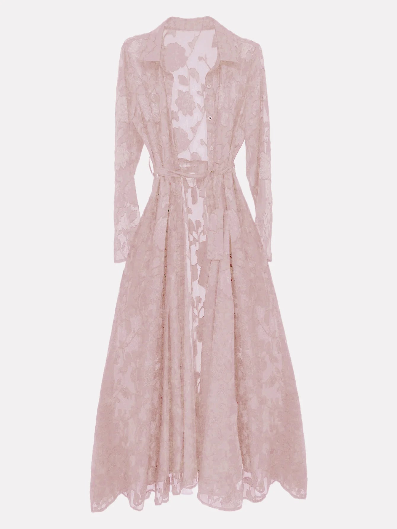 Maxy Summer Dress Women Jacquard Mesh Dress No Lining Transparent Club Party Sexy Knotted Waist Maxy Dresses
