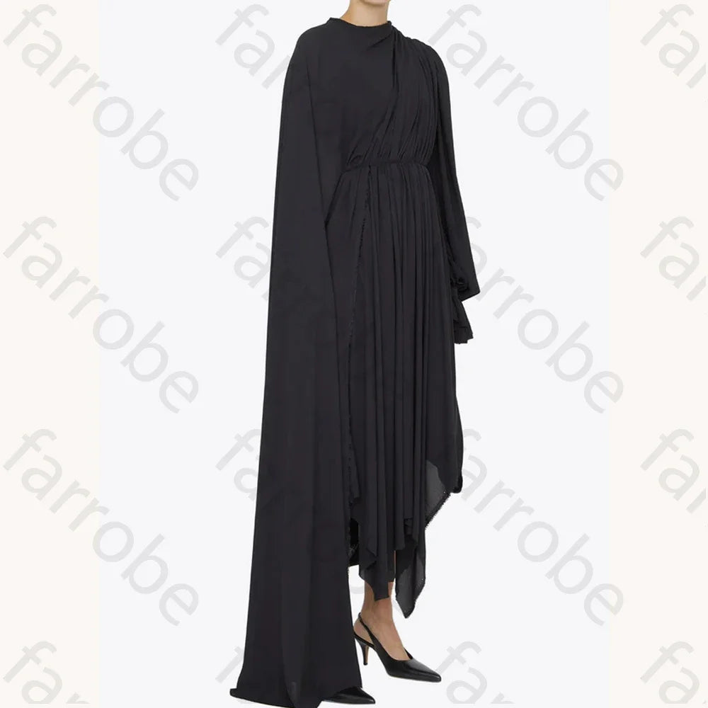 Maxy Sexy Elegant Crepe Midi Dress A-Line Evening Dresses Occasion Formal Exquisite High Quality Prom Party Gown for Women