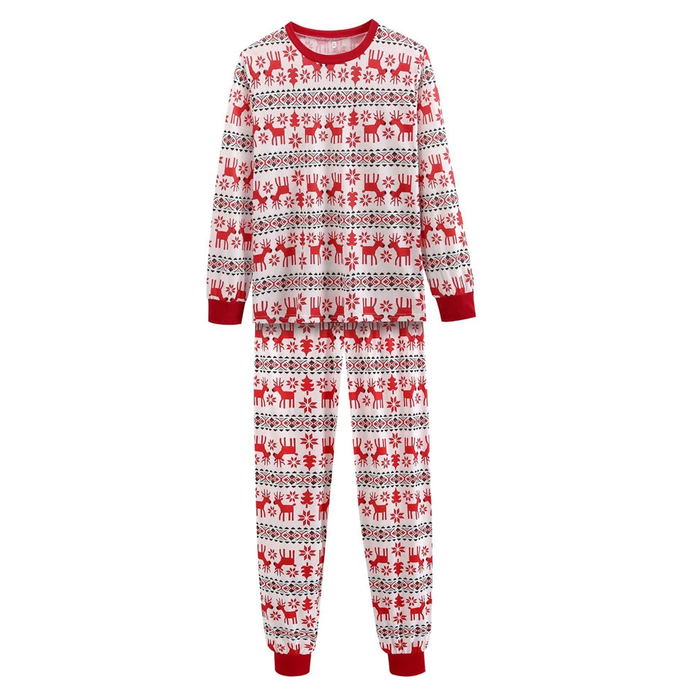 Classic Christmas Pajamas Family Matching Outfits Xmas T-shirt Pants Clothing Set Mother Kids Boys Girls Baby Pijama Loungewear