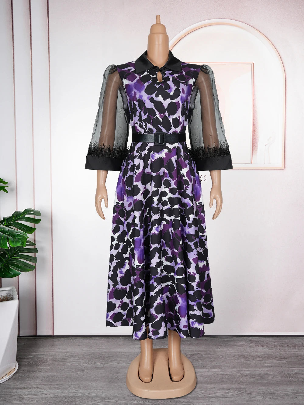 Amay Elegant African Dresses for Women Clothing Plus Size Wedding Party Long Dress Dashiki Ankara Office Lady Outfit Robe