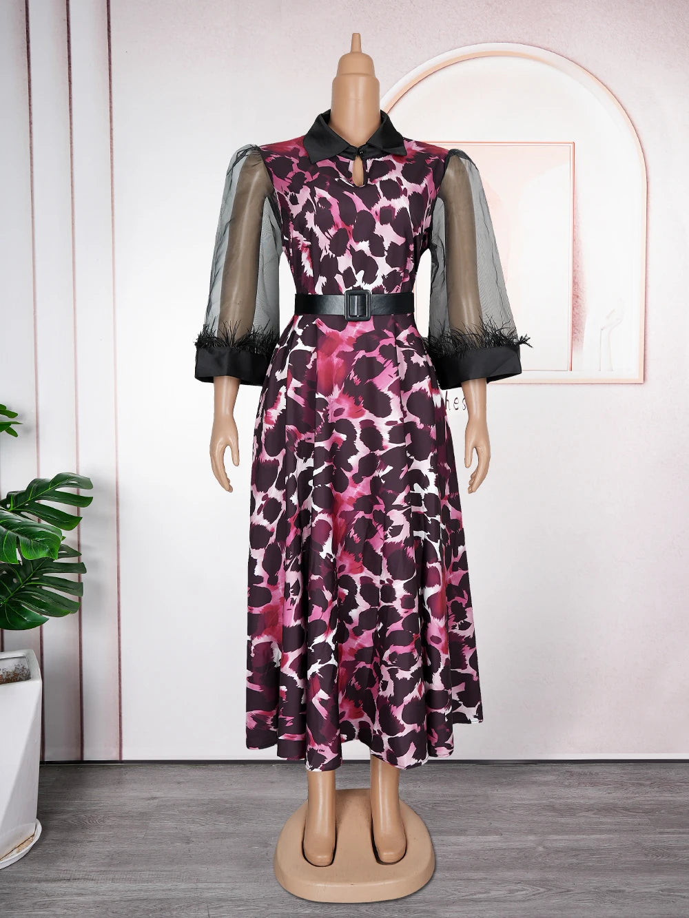 Amay Elegant African Dresses for Women Clothing Plus Size Wedding Party Long Dress Dashiki Ankara Office Lady Outfit Robe