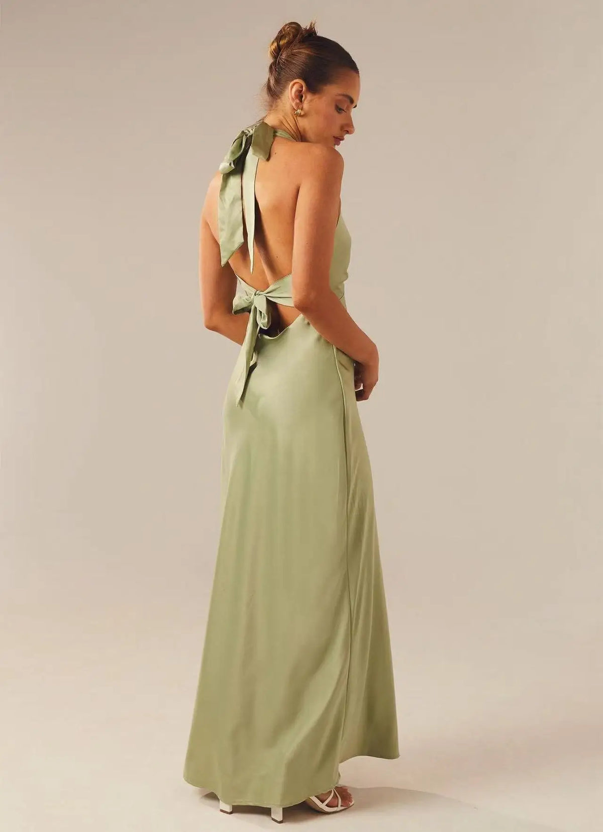 Maxy Sega Satin Bridesmaid Dress Long Length Formal Wrap Sexy Bridesmaid Dress Evening Dress Wedding Cocktail Dresses