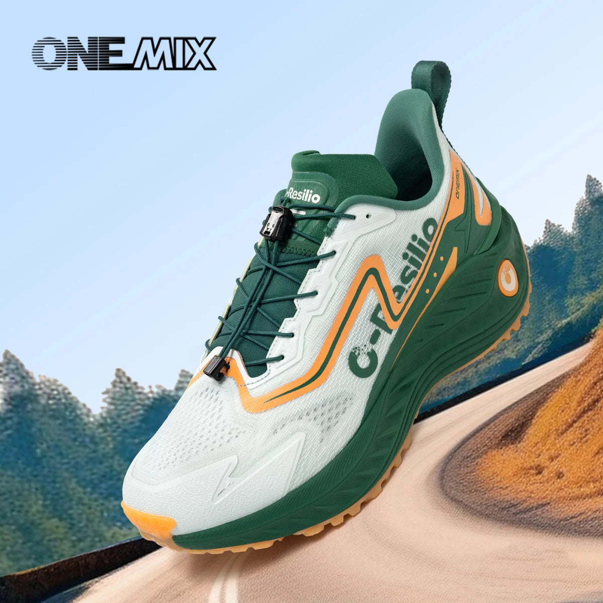 ONEMIX Outdoor Warm Hiking Shoes Men Lightweight Walking Trekking Wading Shoes Sport Sneakers Men Climbing Hunting Sneakers Male