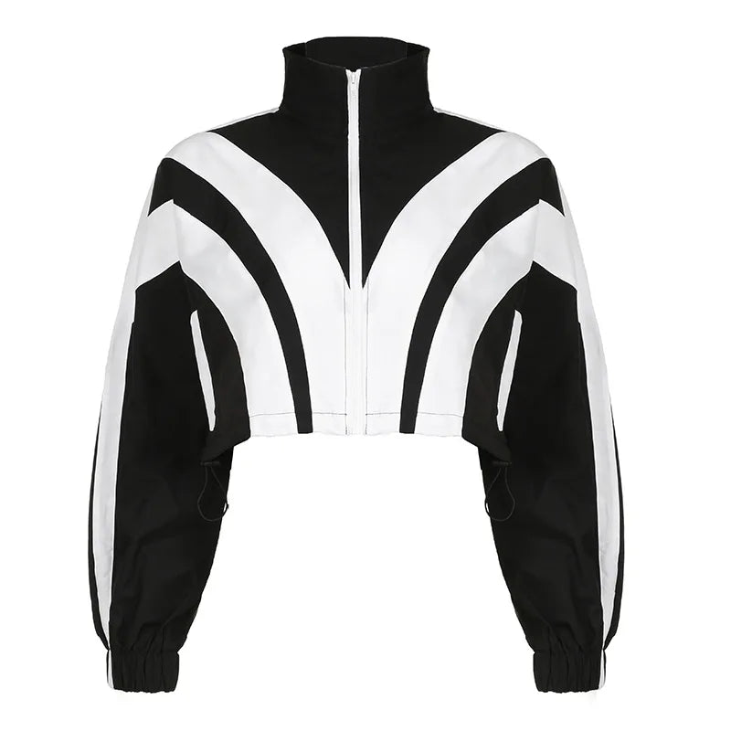 Casual Womens Set Zipper Jacket and Jogger High Waist Flared Pant Suit 2025 Fall Street Fashion Tracksuit Gym 2 Two Piece Sets