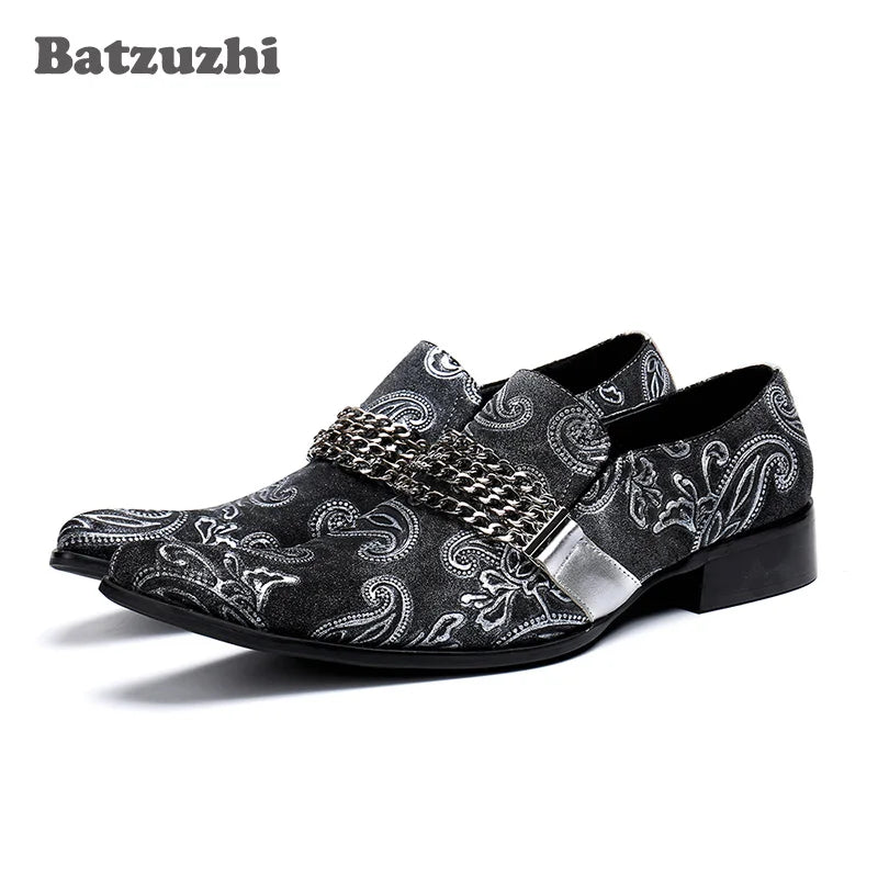 Maxy Italian Type Men Shoes Handmade Zapatos Hombre Formal Leather Dress Shoes for Men Party and Wedding Business Shoes, 46