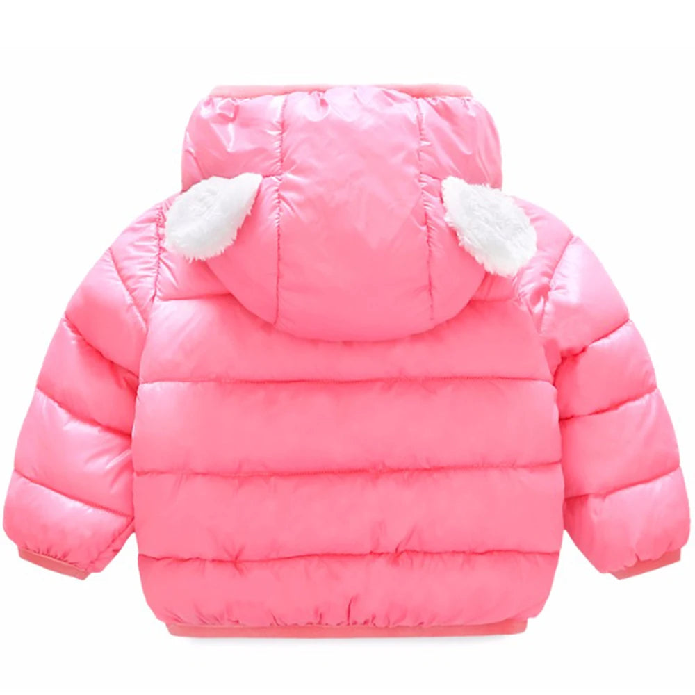 Toddler Kids Autumn Winter Baby Boys Girls Jackets Coats Outerwear Hooded Down Jacket Clothes Parkas Children Cothing