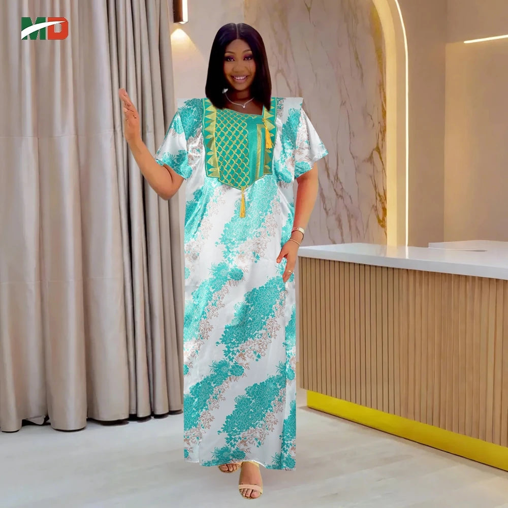 Maxy MD Abayas African Muslim Robe For Women Dubai Luxury Fashion Dress Evening Party Dresses Femme Boubou Djellaba Kaftan Wear