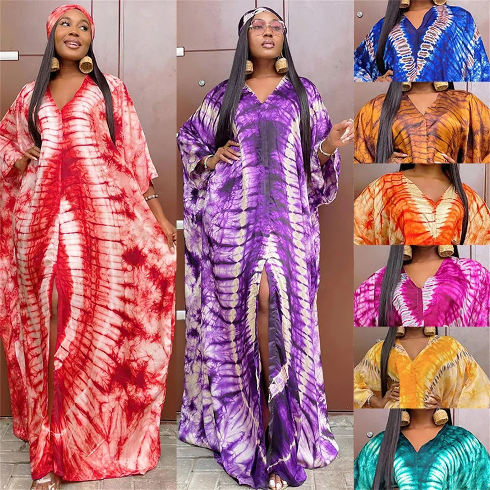 Maxy Dresses for Women Print Boubou Robe Muslim Dress Ankara Dashiki Africa Clothing Dubai Kaftan Turkey Abaya Vestidos