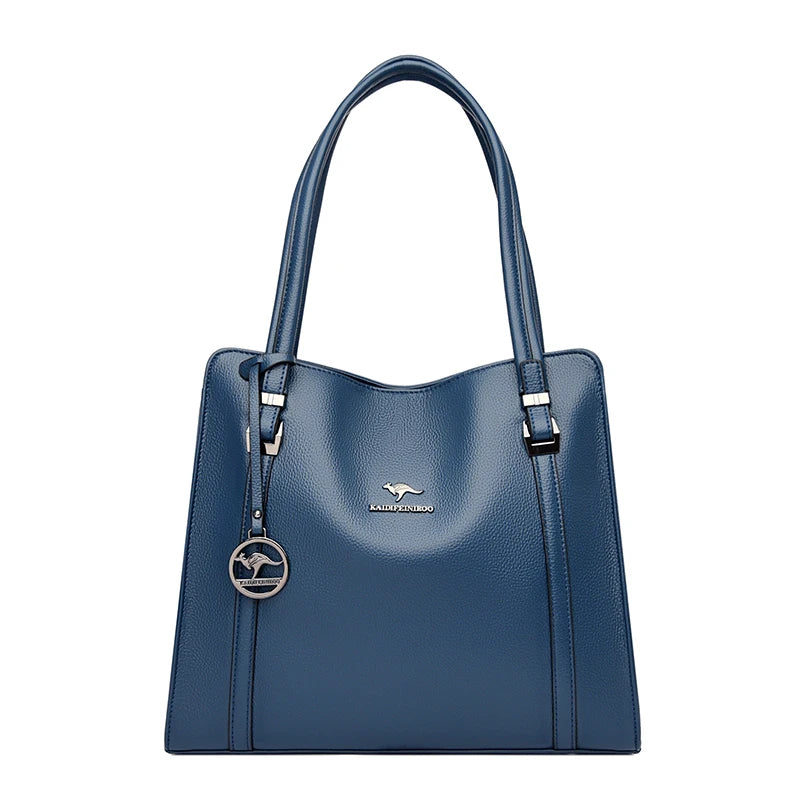 Maxy Genuine Brand High Quality Pu Leather Casual Tote Luxury Handbags Women Bags Designer Shoulder Top-handle Bags for Women Sac